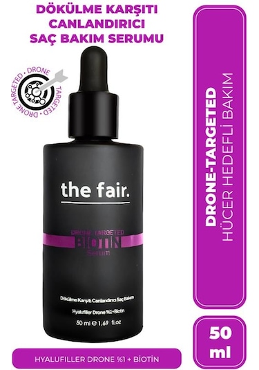 the fair. Drone-Targeted Biotin Dökülme Önleyici Vegan Saç Serumu %1 Hyalufiller Drone + Biotin 50 ML