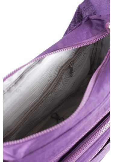 Krinkıl Çok Gözlü Çapraz Kol Omuz Postacı Çantası Mor 116e Mor