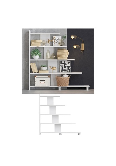 Decormet Reward Kitaplık Beyaz Diğer