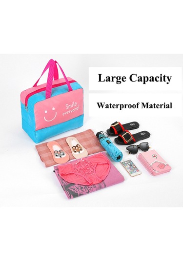 Gajeena Kuru Ve Islak Ayırma Özellikli Büyük Kapasiteli Spor Çantası - Plaj Ve Havuz İçin Pratik Çözüm Çok Renkli