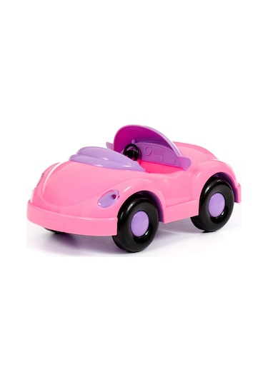 Oyuncak Araba Sevimli Araba Pembe Sürtmeli 25 Cm