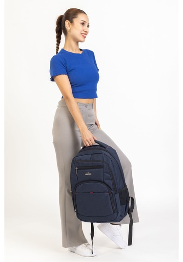 Dada Lacivert Okul Çantası Geniş İç Hacim Uzun Ömürlü Ve Sağlam Ortaokul Lise Üniversite Dada 03