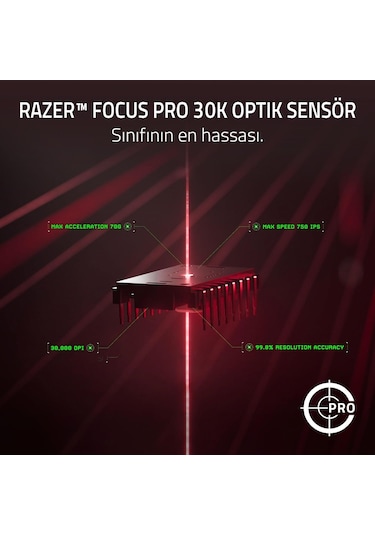 Razer Deathadder V3 Pro + Razer Hyperpolling Kablosuz Adaptör - U