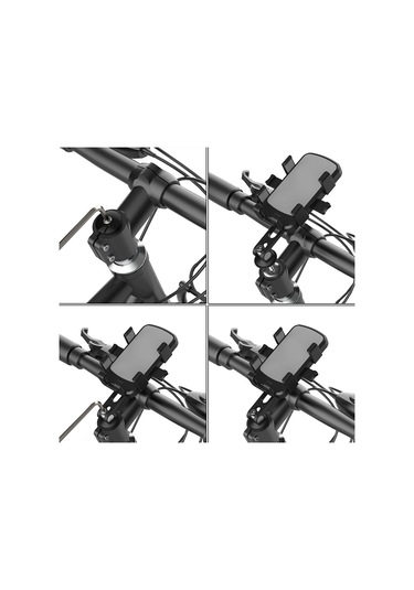 Qx23 Bisiklet Kök Telefon Tutucu Bisiklet Bisiklet Kök Dağı Abs Cep Telefonu Braketi