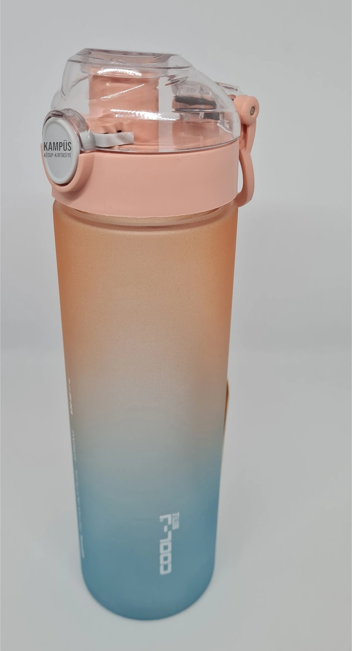 Spring Sporcu 630cc Toz Pembe-mavi Çift Renk Tritan Matara Toz Pembe-mavi