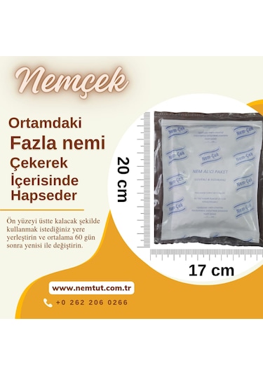 Nemçek Nem Alıcı Tutucu Rutubet Giderici Önleyici Korozyon Önleyici Koku Giderici 250 GR X (10 Paket)