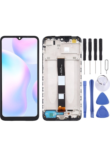 Xiaomi Uyumlu M2006c3lg Redmi 9a Ekran Lcd Full Çıtalı