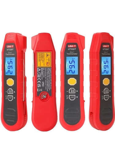 Unı-t Ut 320t 2 Si 1 Arada Dijital Termometre -40 / +300 Derece