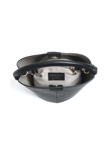 Omuz Çantası Kadın Loana M Piumelli Milano Bag D28 Black Siyah