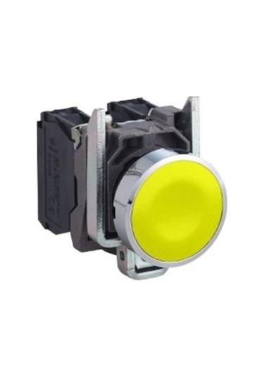 Schneider Electric Xb4Ba51 Sarı Sıva Altı Buton Ø22 Yaylı Dönüş