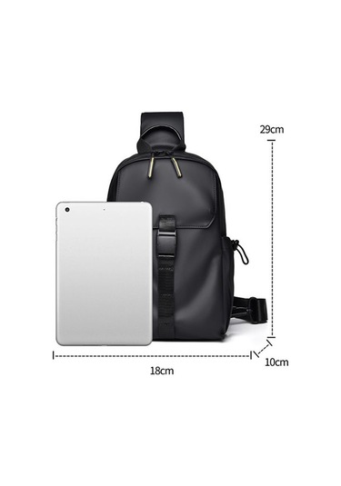 Sones Weıxıer 2023 Büyük Kapasiteli Çapraz Göğüs Çantası Su Geçirmez Bisiklet Spor Tek Omuz Çantaları Gri