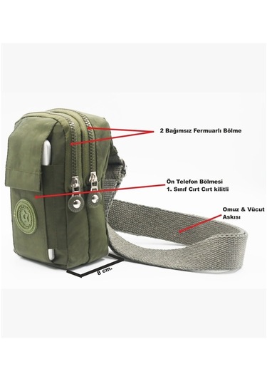 Bizoon 109K Krinkl Minimal Sırt Ve Göğüs Çantası Bodybag