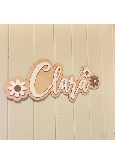 Kişiye Özel İsimlik Kapı Süsü Bebek Ve Çocuk Odası Dekoru