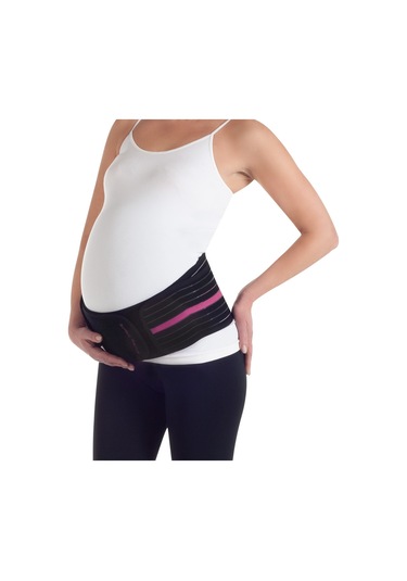 Owli Bamboo Premium Hamile Destek Kemeri 2'Si 1 Arada Siyah