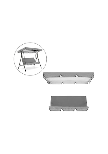 Suntek Magideal Su Geçirmez Salıncak Gölgelik Tente Seti Açık Gri