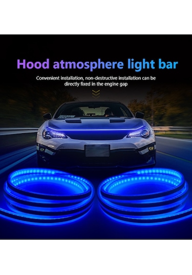 Rover 400 Kaput Ledi, Gündüz Ledi, Silikon 150cm Mavi