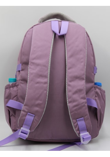 Modern Unisex Su İtici Özel Kumaş Mürdüm Lila Okul Sırt Çantası 34500