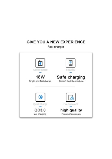 WK WP-U57 Maksimum 18 W QC 3.0 Hızlı Şarj USB Şarj Cihazı