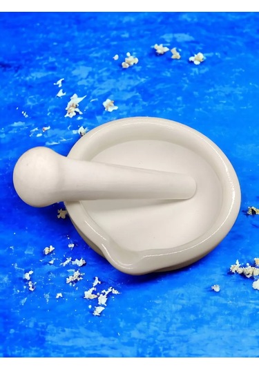 Krandashiki Porselen Havan Dalı Ve Sadaha 100mm 150ml 171401029