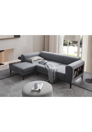 Drog Köşe Koltuk Takımı Gri Antrasit