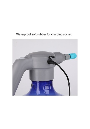 Tongxida 3l Ev Tipi Bahçe Elektrikli Sulama Kovası Spreyi, Mavi + Genişletilebilir Nozul