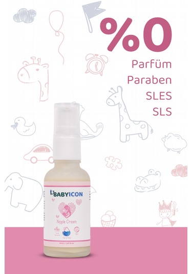 Baby Icon Organik Vegan Göğüs Ucu Kremi