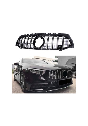Mercedes W177 Gtr Ön Panjur Izgara Seti Krom-siyah 2018 Sonrası