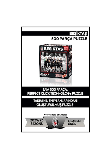 Beşiktaş Takım 2025/26 500 Parça Puzzle