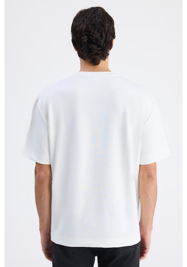 Twn Relaxed Fit Ekru Düz T-shirt 6ec146171620m Çok Renkli
