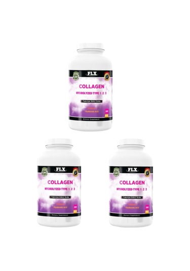 Collagen Tip-1-2-3- Hyaluronik Asit 300 Tablet X 3 Kutu-900 Tablet