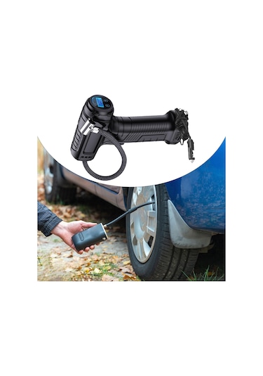 Homyl Araç El Tipi Lastik Şişirme Hava Dijital-ekran