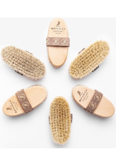 Botanica Comfort Selülit Karşıtı Doğal Beyaz At Kılı Fırçası