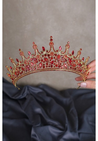 FdayAksesuar En Güzel Gelinlere Özel Leonis Prenses Model Gelin Kına Tacı FRDY31654