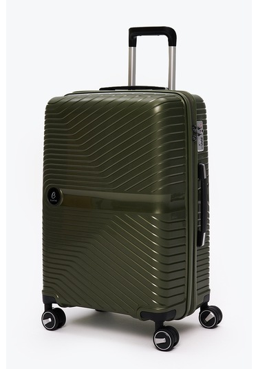 Elatae Exclusive Pro Polipropilen Orta Boy Kırılmaz Valiz Haki 5239 Haki