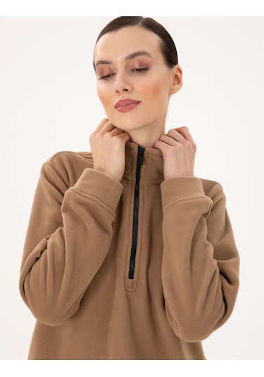 Pierre Cardin Kadın Camel Sweatshirt 50300846-vr015 Camel