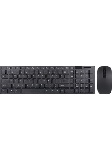 Geeksen K-06 Ultra İnce Kablosuz Klavye Ve Mouse Seti - 2.4ghz, 101 Tuş, Taşınabilir, Ergonomik Tasarım Diğer