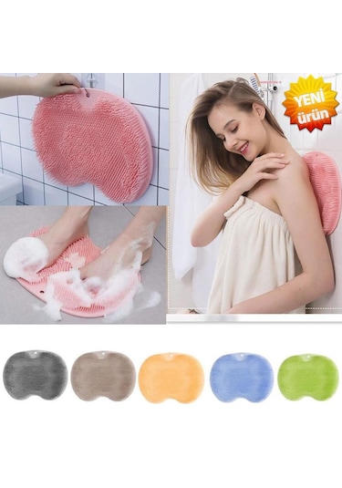 Banyo Matı Duş Masaj Matı Banyo Paspası Seti Vantuzlu Ayak Sırt