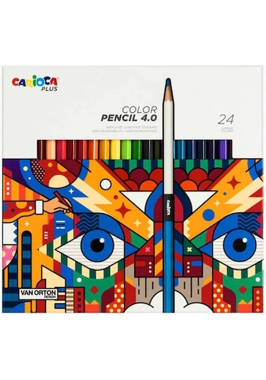Carioca Plus 4.0 Kuru Boya Kalemi 24'lü