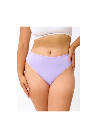 Alya Underwear Kadın Bato Tanga Pamuklu Külot, Büyük Beden String, 5'li Paket- 2 Siyah, 1 Beyaz, 2 Ten P15