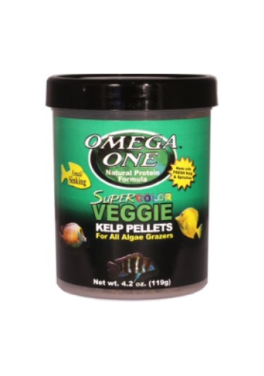 Omega One Super Color Veggie Kelp Small Pellets 270ml 119 Gr Yem
