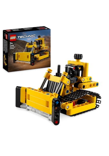 LEGO® Technic Ağır İş Buldozeri 42163 7+ İnşaat Aracı İçeren Yaratıcı Oyuncak Yapım Seti - 195 Parça
