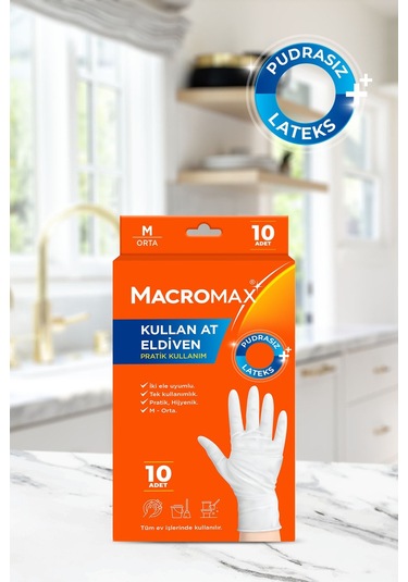 Kullan At Lateks Eldiven M-orta