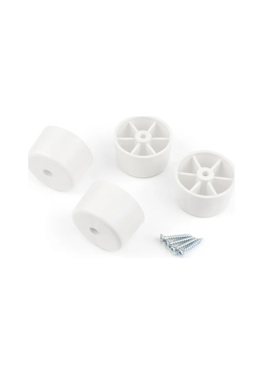 Smikov Mobilya Ayak Desteği Montajlı 4 Adet 472859581 Beyaz
