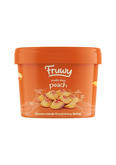 Freeze Dried Şeftali Kova Dondurularak Kurutulmuş Şeftali Diğer