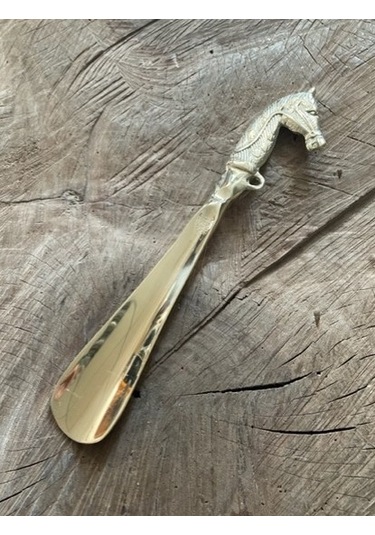 SARI RENK AYAKKABI ÇEKECEĞİ PİRİNÇ AYAKKABI ÇEKECEK KERATA 23CM