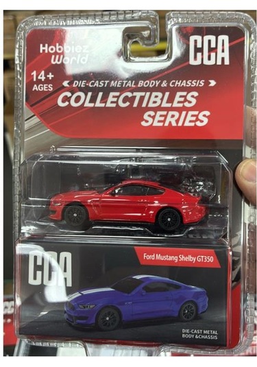 Cca Collectibles Series Ford Mustang Shelby Gt350 Mavi 1/64 Model Araba