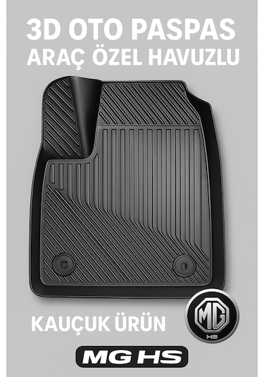 Mg Hs Uyumlu 3d Oto Paspas Havuzlu - Mg Hs Benzinli 2018+