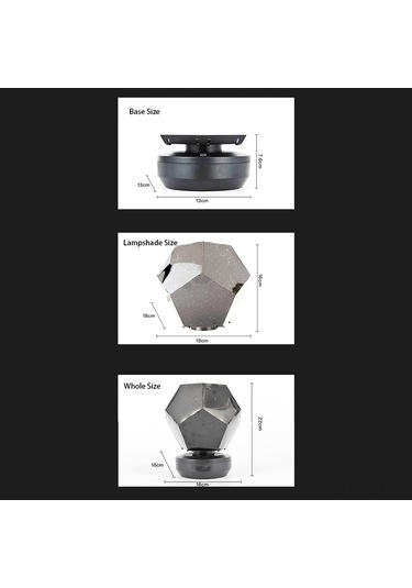 Ximistore9 Usb Sarı Renkli Güneş Sistemi Projeksiyonu Işığı - Mevsimler Yıldızları Gökyüzü Dekoratif Aydınlatma Diğer