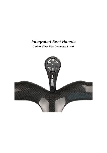 Bisiklet Bilgisayar Montaj Kolu Karbon Fiber Entegre Y28473 Siyah Siyah