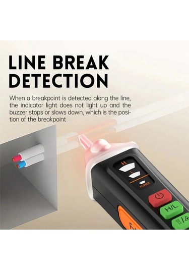 Fnirsi Tp10 Temassız Akıllı Voltmetre 12-1000v Ac Gerilim Dedektörü
